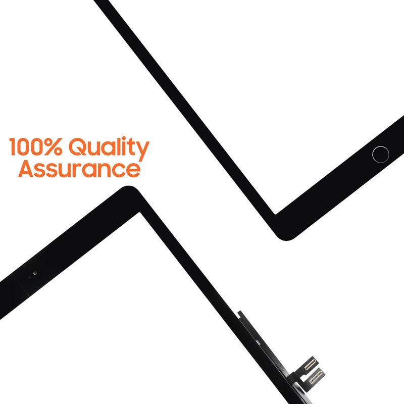 AGCUT for iPad 7th/8th Generation Screen Replacement for iPad 10.2 A2270 A2428 A2197 A2200 Screen Replacement for iPad 8 Digitizer Touch Glass Sensor Black+Home Button+Installation Video - Image 3